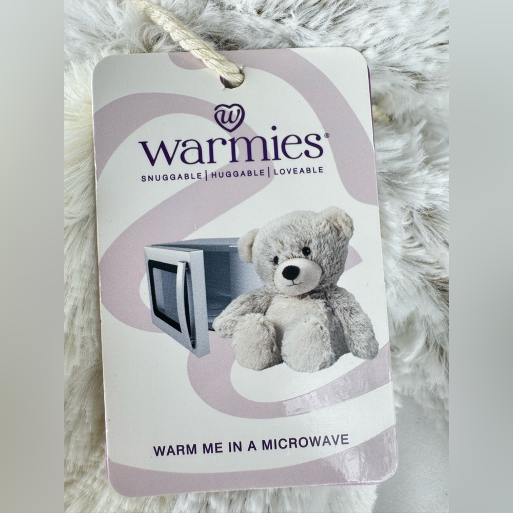 NWT Warmies Marshmallow Bear - Picture 6 of 9